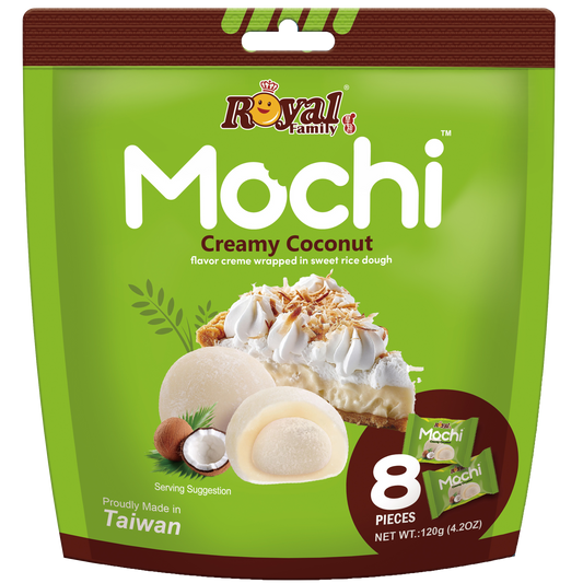 Royal Family Mochi - Creamy Coconut (120g x12)