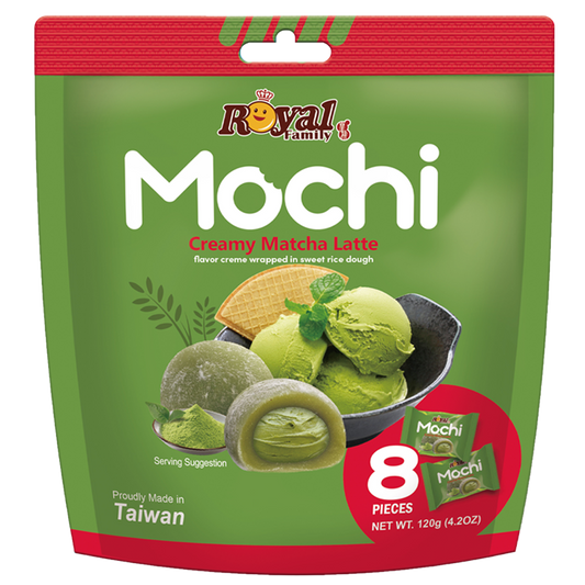 Royal Family Mochi - Creamy Matcha Latte (120g x12)