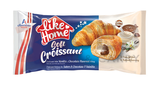 Like Home Croissant Chocolate Vanilla - 40g x 20