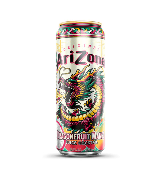 Arizona Tea Can Dragonfruit Mango - 22oz x24