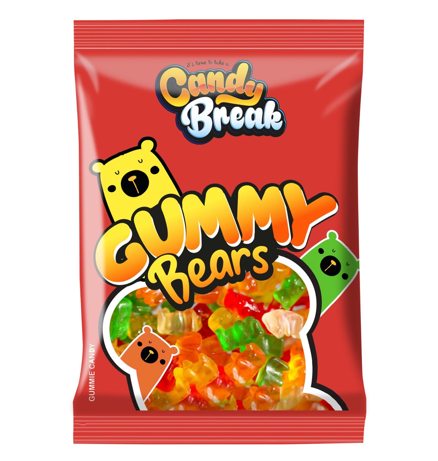 Halal Candy Break Gummy Bears 4oz x 12