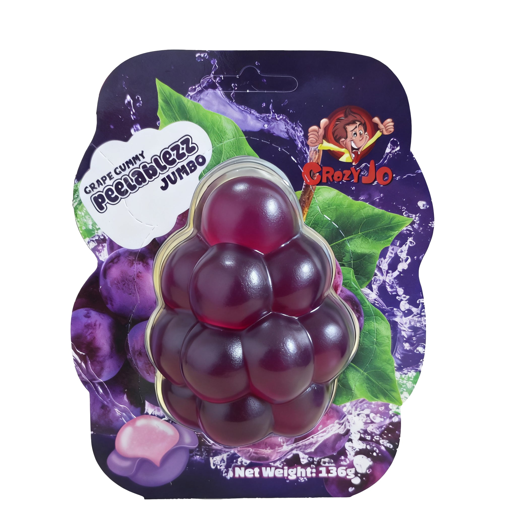 Peelablezz Jumbo Grape 136g x 12