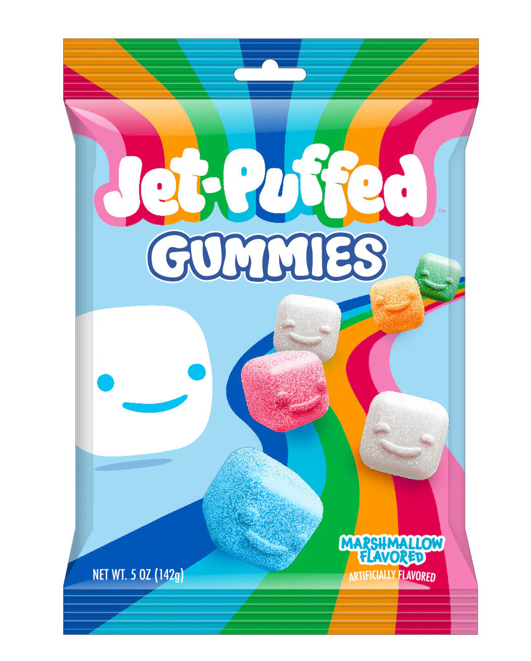 Jet-Puffed Gummy Peg Bag 5oz x 12