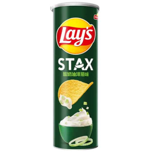 Lays Stax Sour Cream and Onion - 90g x16