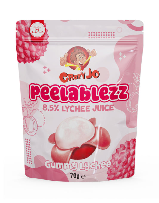 Crazy Jo Peelablezz Lychee 70g x 12