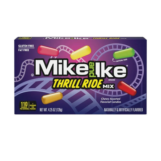 MIKE AND IKE THEATER BOX THRILL RIDE MIX - 4.25OZ x12CT