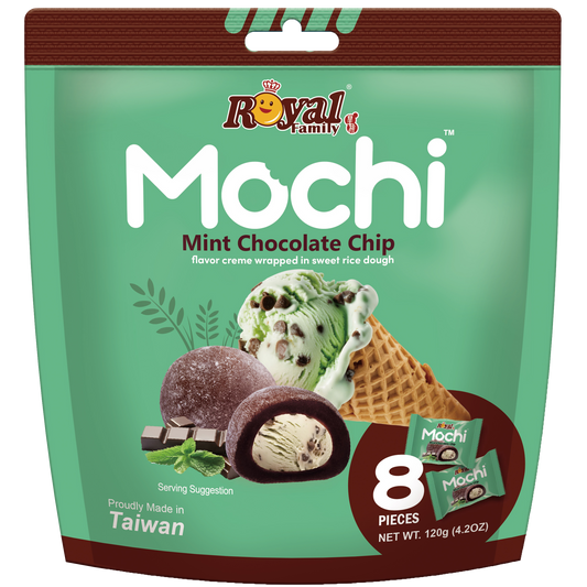 Royal Family Mochi - Mint Chocolate Chip (120g x12)
