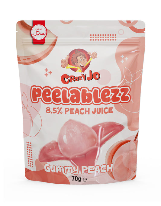 Crazy Jo Peelablezz Peach 70g x 12