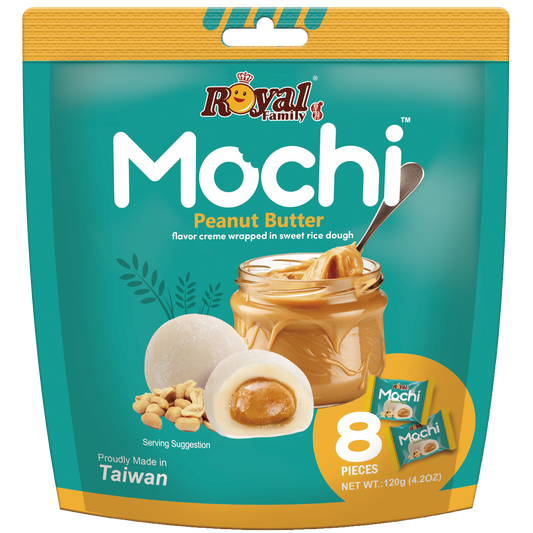 Royal Family Mochi - Peanut Butter (120g x12)