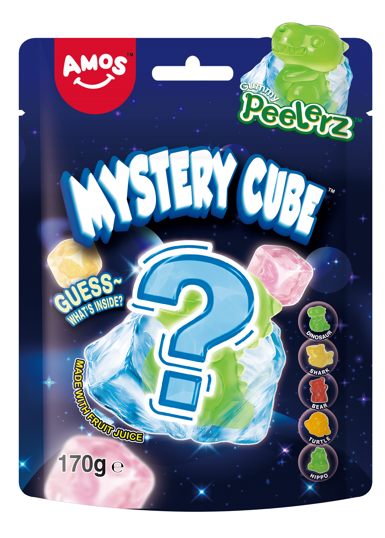 Amos Peelerz Mystery Cube 170g x 12