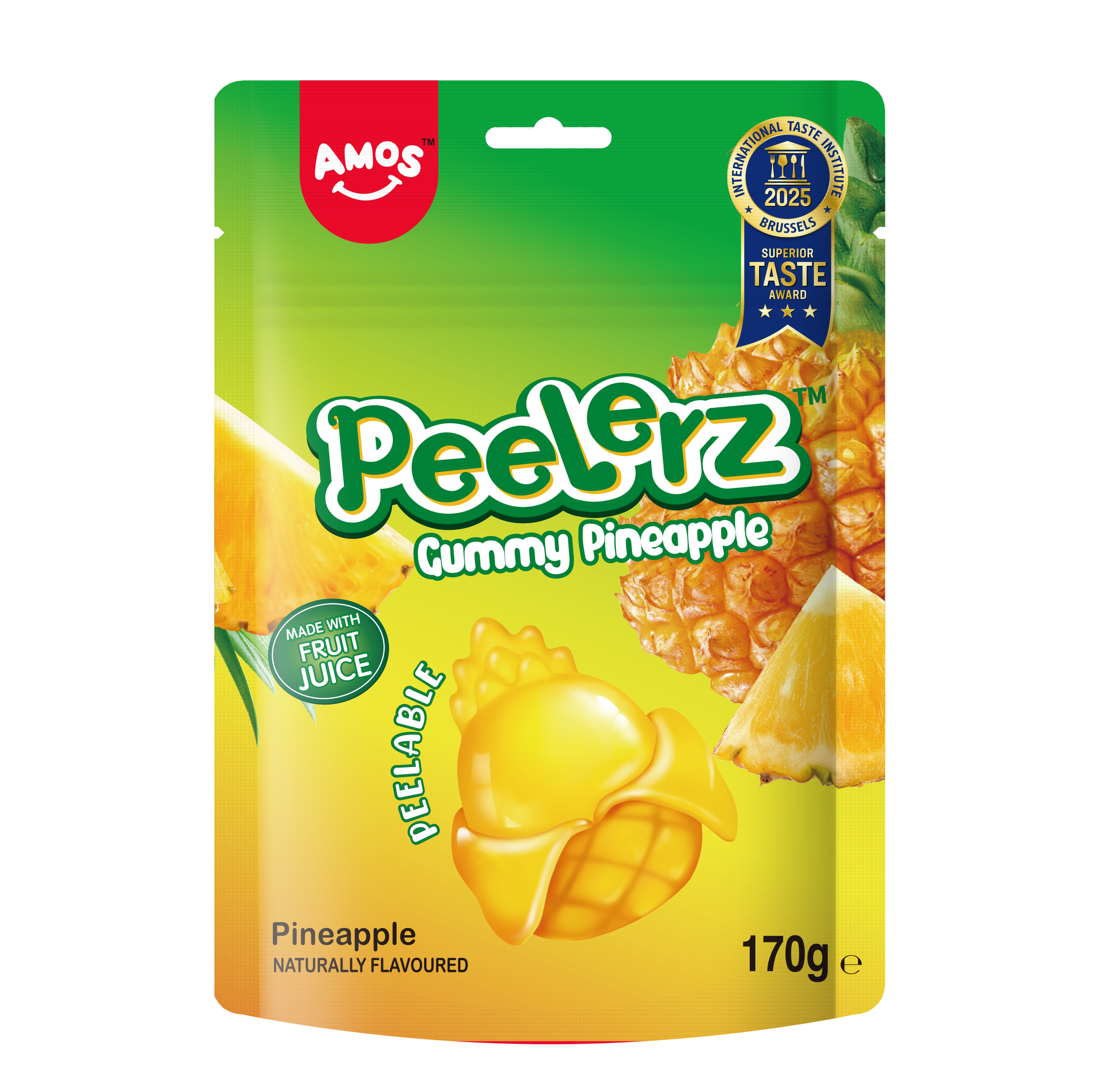 Amos Peelerz Pineapple Peg 170g x 12
