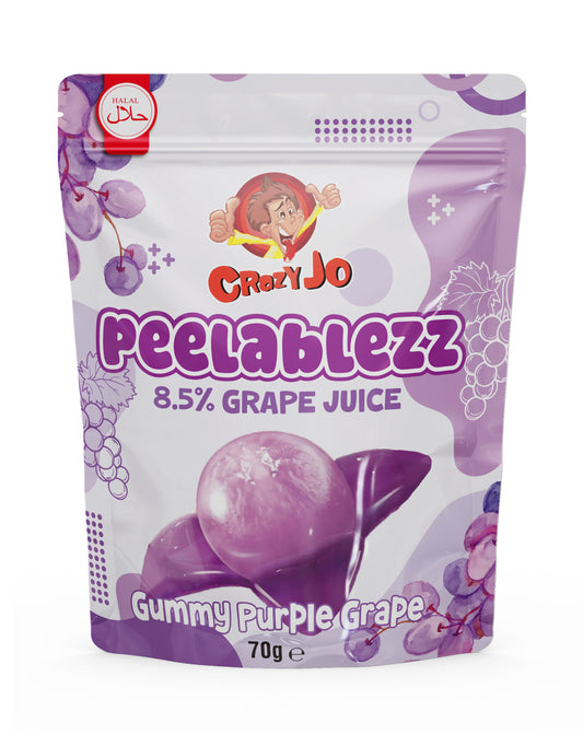Crazy Jo Peelablezz Grape 70g x 12