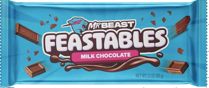 MR BEAST FEASTABLES - Milk Chocolate 60g x 10