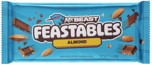 MR BEAST FEASTABLES - Almond 60g x 10