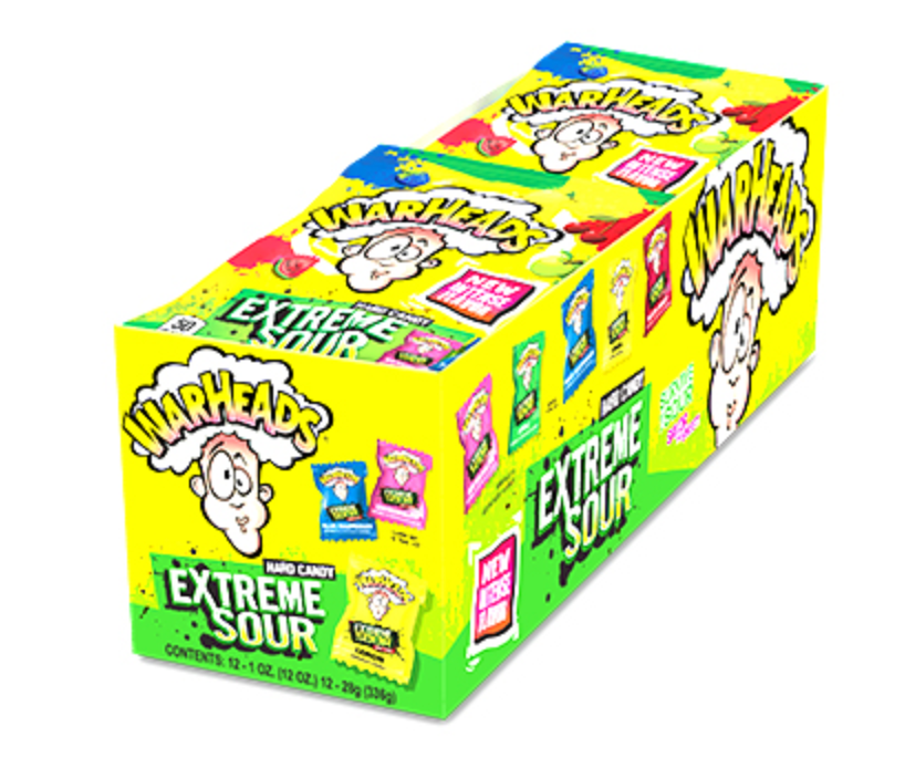 Warheads Display Box 1oz 15/12ct