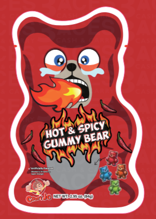 Hot & Spicy Gummy Bear 84g x 24