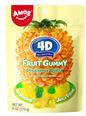Amos 4D Pineapple Burst Peg 6oz x 12