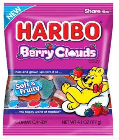 Haribo Peg Bag Berries 5oz x 12