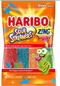 Haribo Peg Bag Zing Sour Streamers 4.5oz x 12