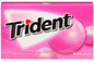 Trident Single Bubblegum 12/12ct 14pc