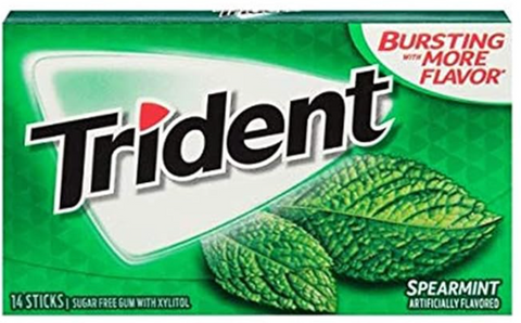 Trident Single Spearmint x 12