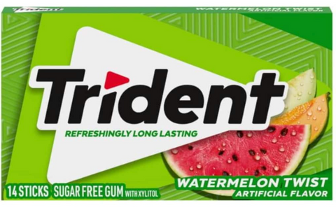 Trident Single Watermelon Twist x 14