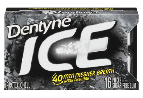 Dentyne Ice Split 2 Fit Arctic Chill x 9