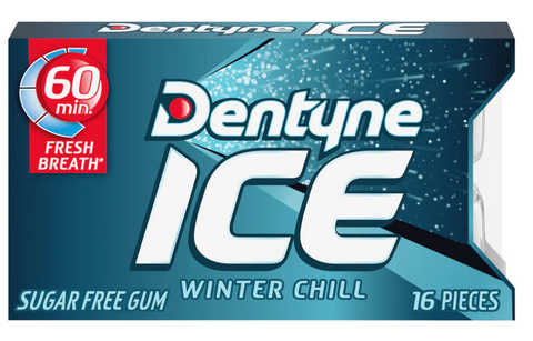 Dentyne Ice Split 2 Fit Winter Chill x 9