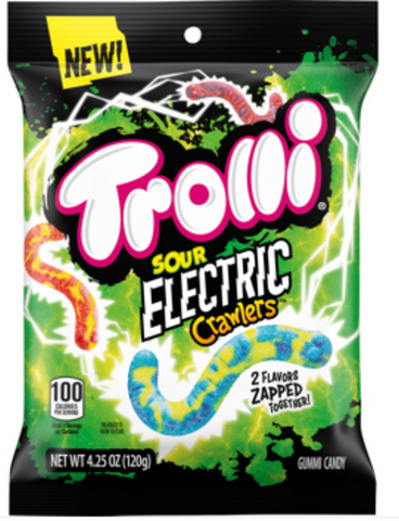 Trolli Peg Sour Electric Crawlers 4.25oz x 12