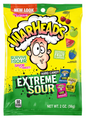 Warheads Extreme Sour Hard Candy Peg Beg x 12