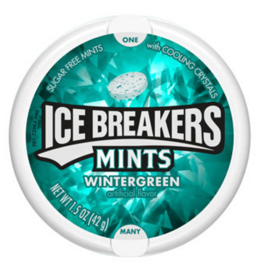 Ice Breakers Wintergreen Mints 1.5oz x 8