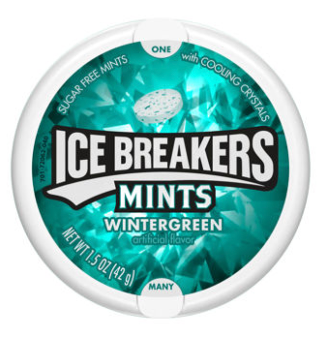 Ice Breakers Wintergreen Mints 1.5oz x 8