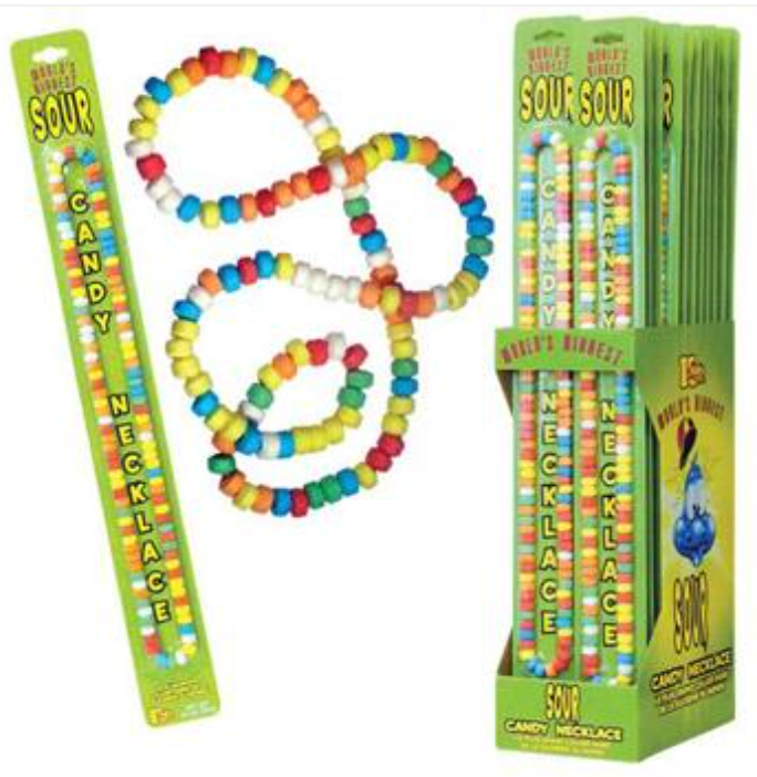 KoKo's World's Biggest Candy Necklace Sour 2.13oz x 24