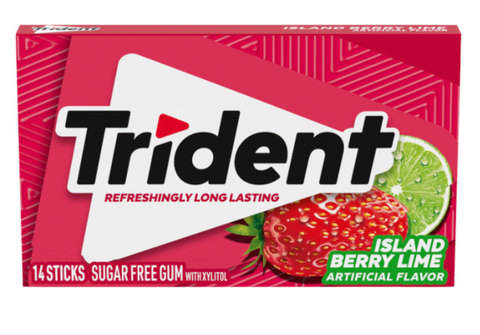 Trident Single Island Berry Lime x 14