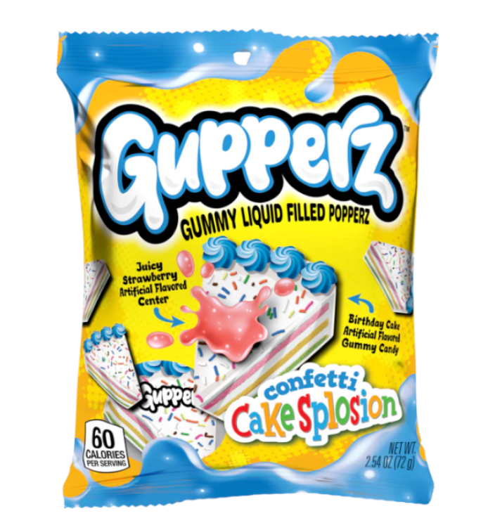 Gupperz Confetti Cakesplosion 2.54oz (72g) x 12CT