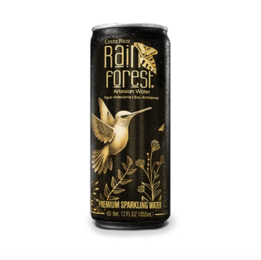 Rain Forest - Artesian Premium Sparkling Water Can (355ml x12) Costa Rica