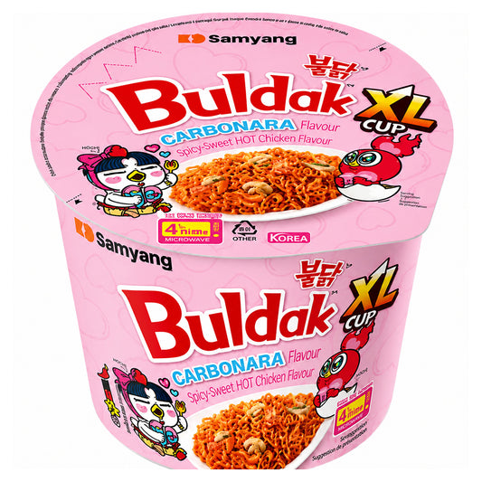 Samyang Buldak Ramen Carbonara XL Cup 125g x 6 - 0 VAT