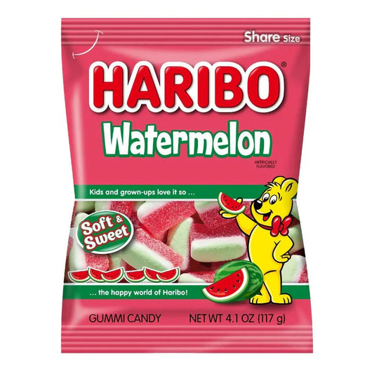 Haribo Peg Bag Watermelon Soft & Sweet 4.1oz x 12