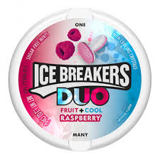 Ice Breakers Duo Mints Raspberry - 1.3oz x8