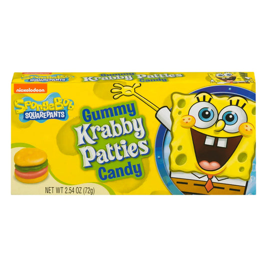 Spongebob Squarepants Gummy Krabby Patties 72g - 12ct