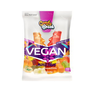 Vegan Candy Break Mixed Fruits 4oz x 12