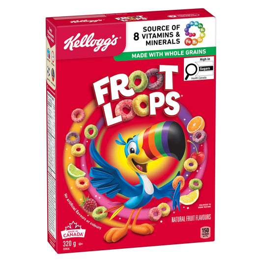 Froot Loops Cereal - 320g x 12