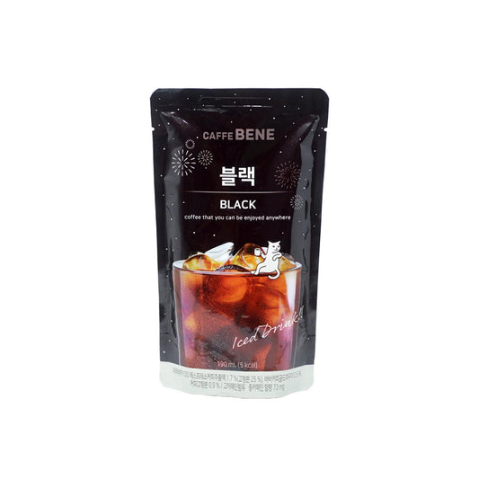 Caffe Bene Black Coffee Pouch - 190ml x10