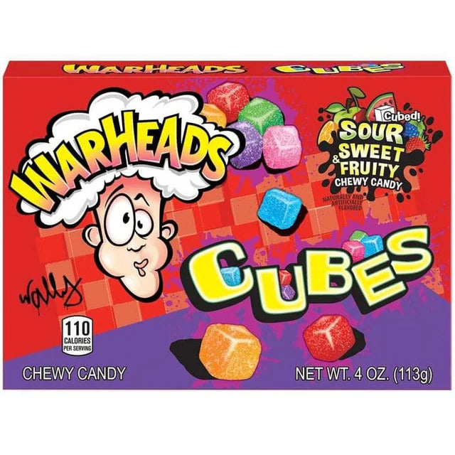 Warheads Cubes Theatre box 113g x 12