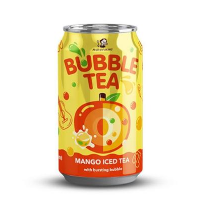Madam Hong Mango Ice Tea with Bursting Bubble - 320ml x 24