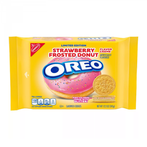 Oreo Strawberry Frosted Donut Cookies 345g
