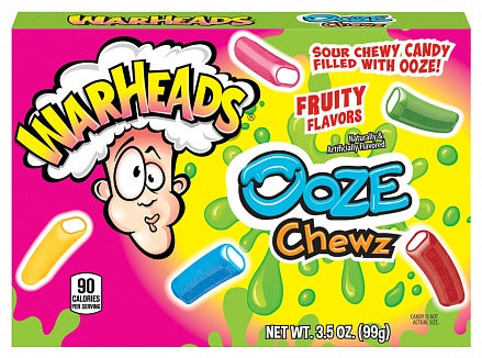 Warheads Ooze Chews Theatre Box 99g - 12ct